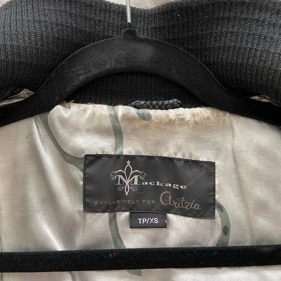 Mackage Jerry Leather Bomber Jacket - Picture 3 of 4